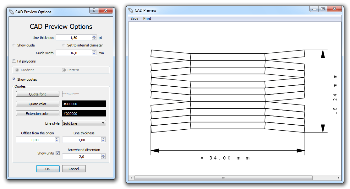 Disc Spring Solver calculator for Belleville washers and disc springs problems Features